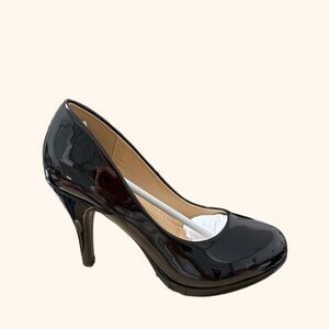 Elegant Black Patent High Heel Pump